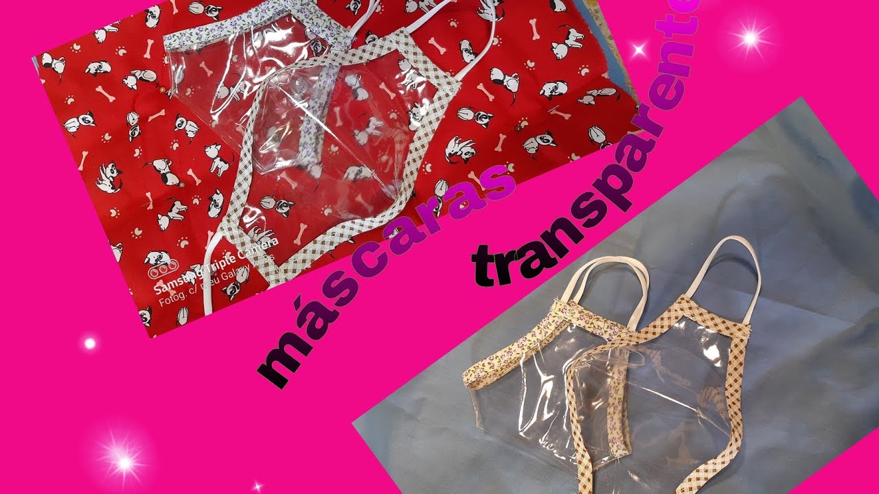 Aprendendo a fazer máscara transparente passo a passo....... muito rápida e fácil de fazer