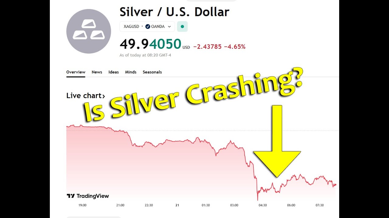 Is Silver Crashing? Why Has It Dropped? Is It Time To Panic?