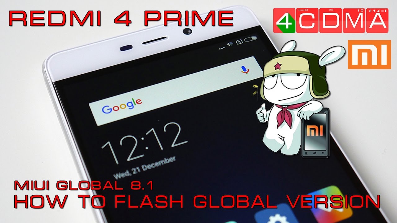 Flash XIAOMI Redmi 4 PRO (Prime) 3/32 on GLOBAL 8.1 Version | LOCKED BOOTLOADER!