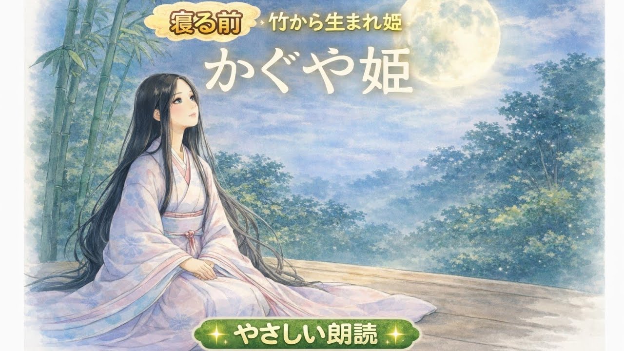 かぐや姫🌙 | 寝る前の読み聞かせ（日本昔話・絵本）