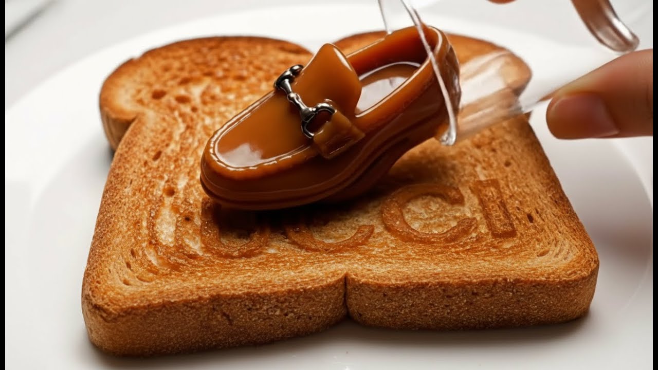 Cosmetic brands printed on toast, ASMR compilation | Strangely satisfying brands (4K, no talking)