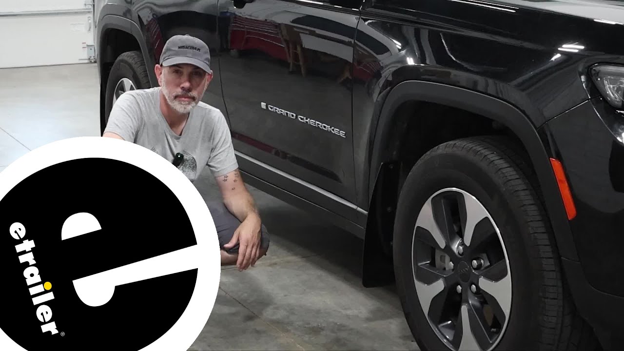 etrailer | How to Install the WeatherTech Front and Rear Mud Flaps - 2024 Jeep Grand Cherokee 4xe