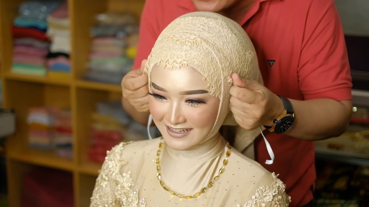 Hijab Pengantin Simple Tutorial #4