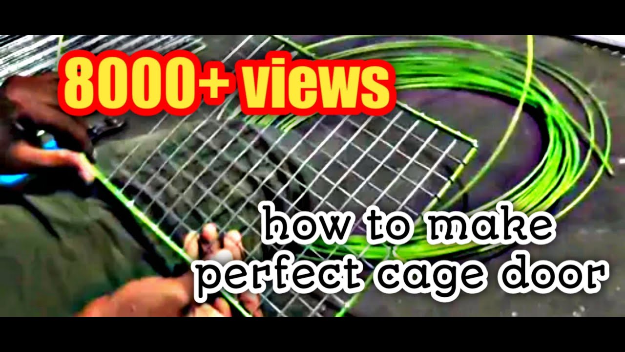 Cage door..... How to make..... Perfect door in tamil ..... Birds cage door