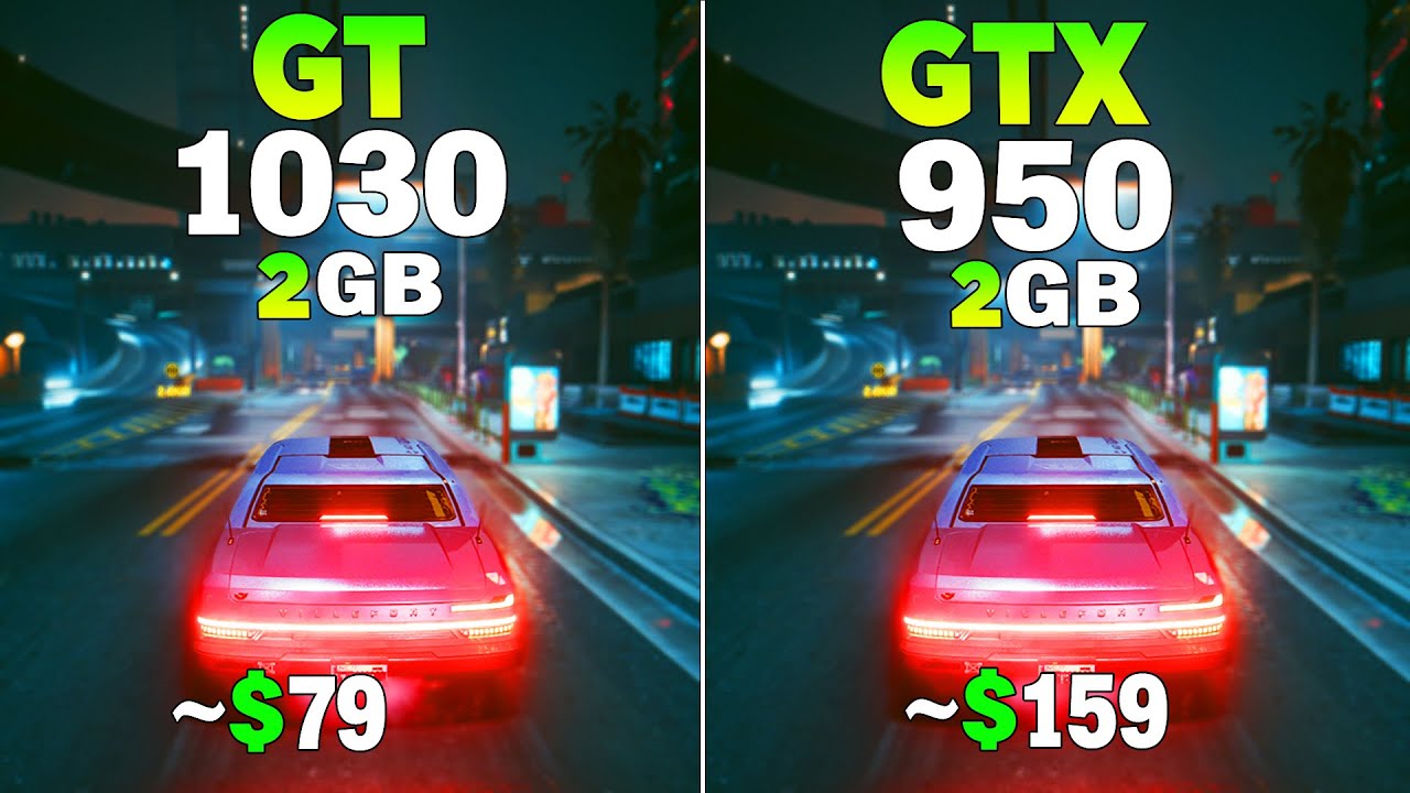 GT 1030 Vs GTX 950 - Test in 12 Games