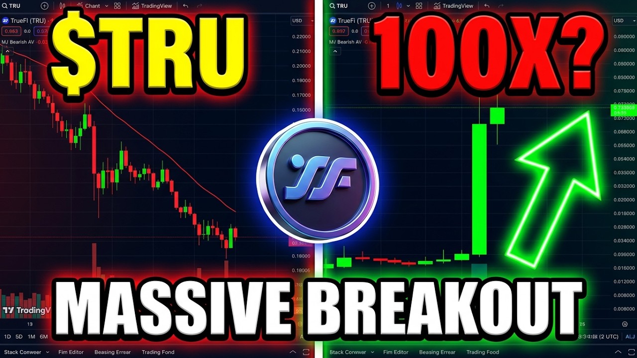 $TRU MASSIVE BREAKOUT 🚀 TRUEFI #tru #truefi #crypto #trading #cryptocurrency
