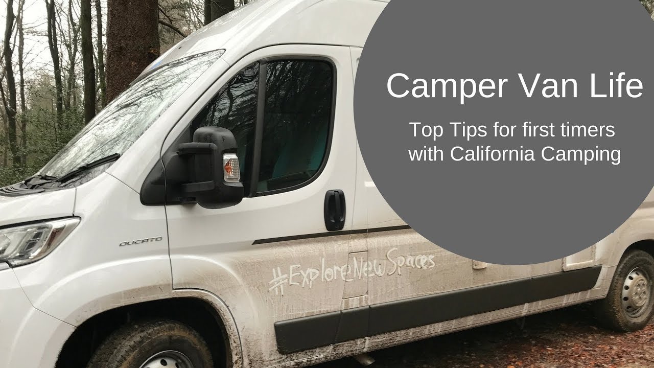First Time Camper Van - Top Tips with California Camping