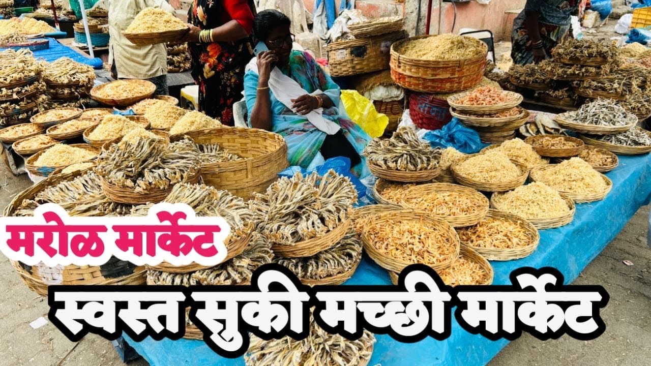 मरोळ नाका सगळ्यात स्वस्त आणि मस्त सुकी मच्छी मार्केट | Suki Machhi Market | Dry Fish Market in Marol