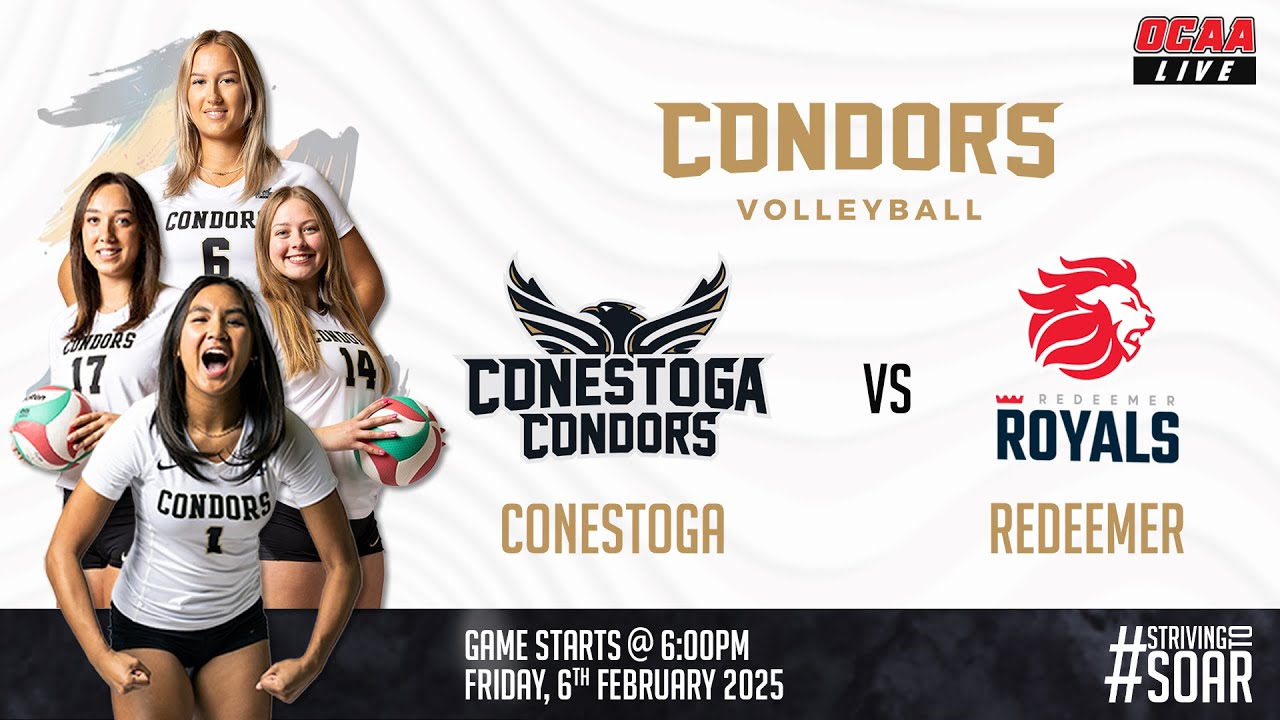 OCAA Women's Volleyball 🏐 Redeemer @ Conestoga [2026/02/06]