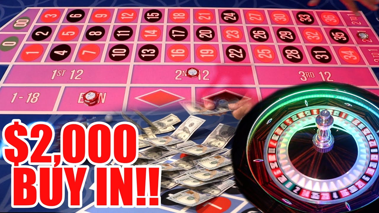 LIVE ROULETTE At The Strat Las Vegas - $2000 BUY IN HIGH PROFIT ROULETTE SYSTEM