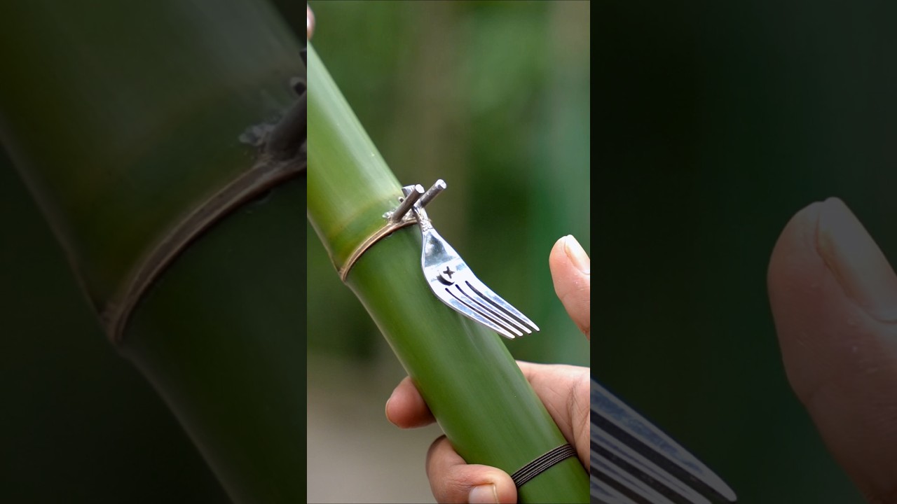 Bamboo Creations with New Fork Slingshots #Bamboo #Slingshots #Diy #Bambooart