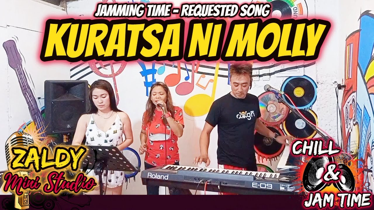 KURATSA NI MOLLY -WARAY REQUESTED SONG - JAMMING TIME - ARLIN, RHEA & ROMEL JAM AT ZALDY MINI STUDIO