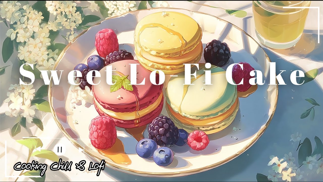 Lofi Guitar & Sweet Baking Vibes 🌼 | Relaxing Playlist with Flowers for Cozy Cooking Moments
