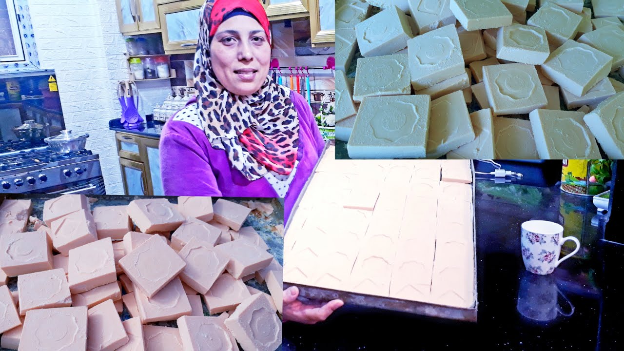 الصابون البلدى من الزيت المستعمل سر لمعان مواعينى هيخلى حللك كرستال هتتشرفى بيها قدام اهلك وجيرانك