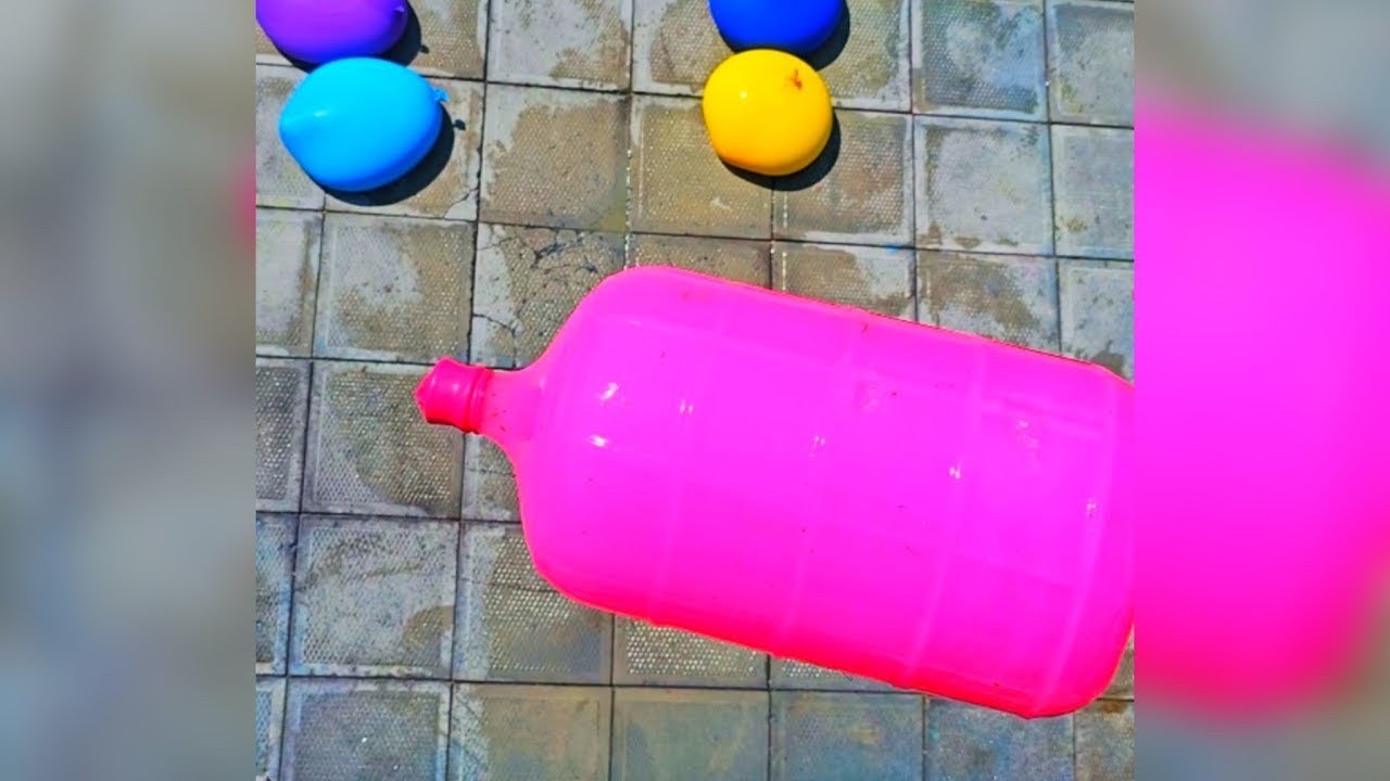 🎈Breaking Glass Bottles and Balloon drops🔥 - Crushing Crunchy & Soft Things🍾💥🌈
