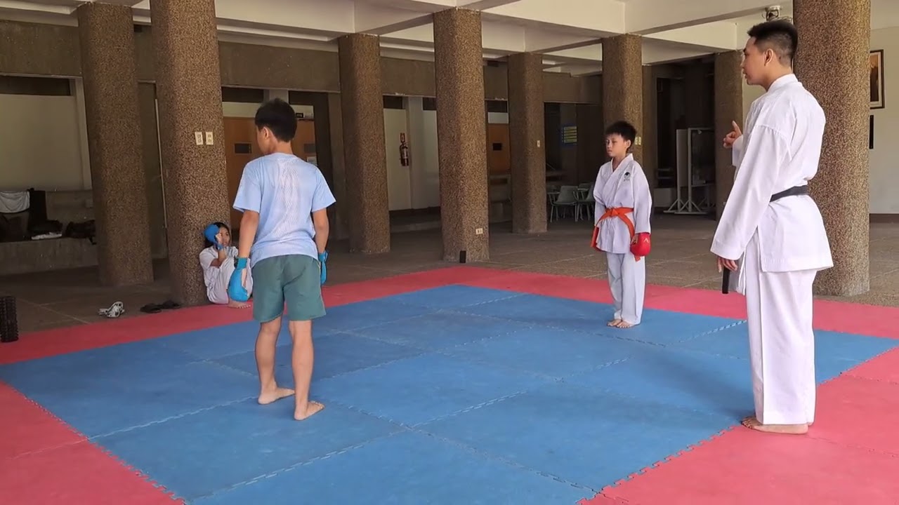 LSM Karate Training Kumite Carl and Max 20250222 111313
