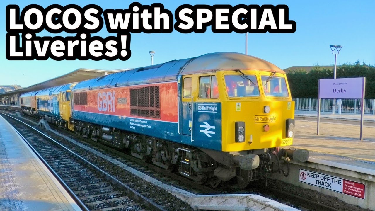 20 Mins of LOCOS With SPECIAL Liveries!
