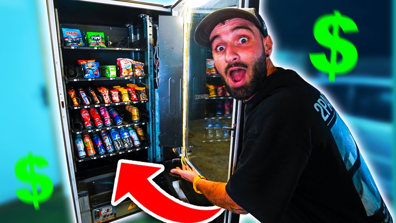 JE VOUS MONTRE L'INTÉRIEUR D'UN DISTRIBUTEUR AUTOMATIQUE  !