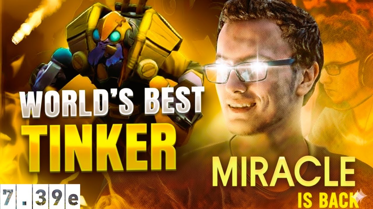 MIRACLE- TINKER 50K NET WORTH DOMINATION! [Dota 2 7.39e]