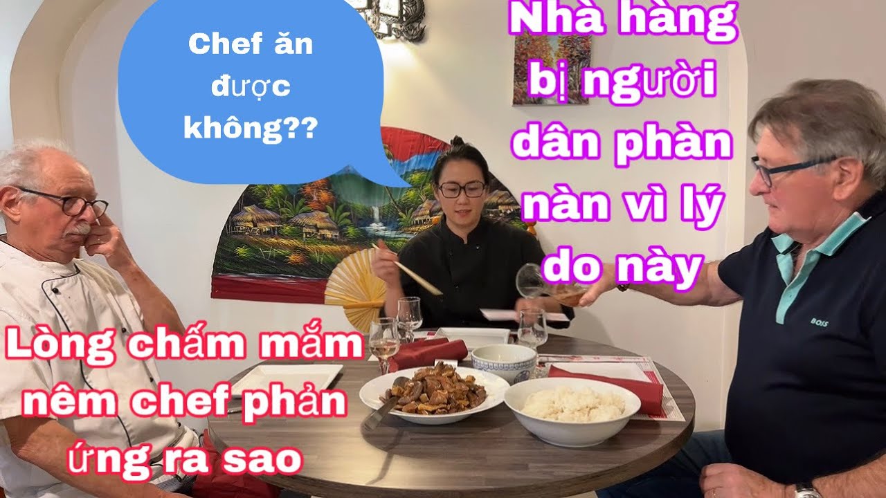 Lòng non chấm mắm nêm chef phản ứng khi ăn/nhà hàng bị người dân phàn nàn vì lý do này