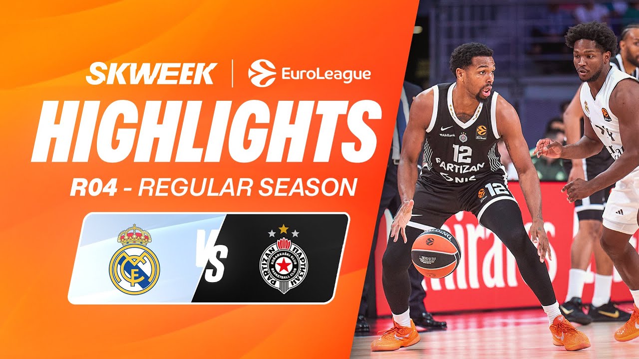 THEO MALEDON&rsquo;S PERFECT DEBUT! 🔥🏀 REAL MADRID VS PARTIZAN BELGRADE - HIGHLIGHTS - EUROLEAGUE R4