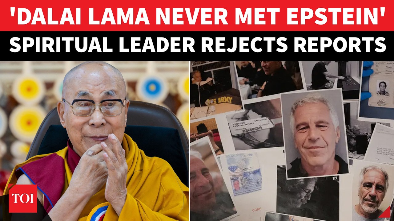 'He's Coming To Island': Dalai Lama In Epstein Files; Tibetan Spiritual Leader Breaks His Silence