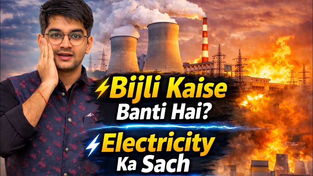 Tharmal Power Plant - Bijli Kaise Banti Hai? | Full Explanation #electricity #bijlikaisebantihai 