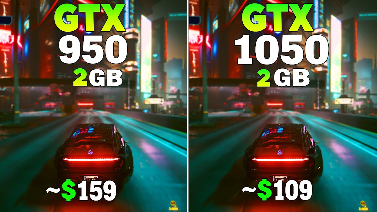 GTX 950 Vs GTX 1050 - Test in 12 Games