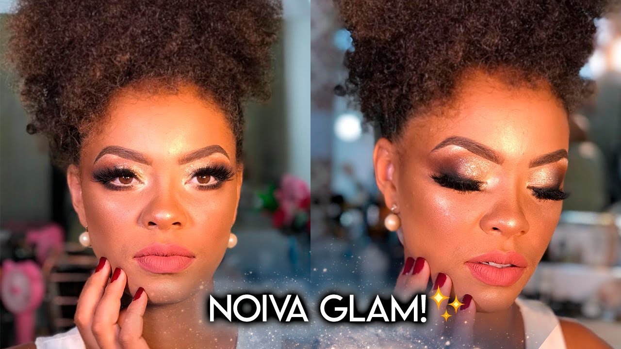 MAQUIANDO CLIENTE - MAKE GLAM PARA NOIVAS