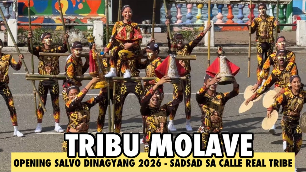 Tribu Molave Opening Salvo Dinagyang 2026 Sadsad sa Calle Real Tribes  #dinagyang2026