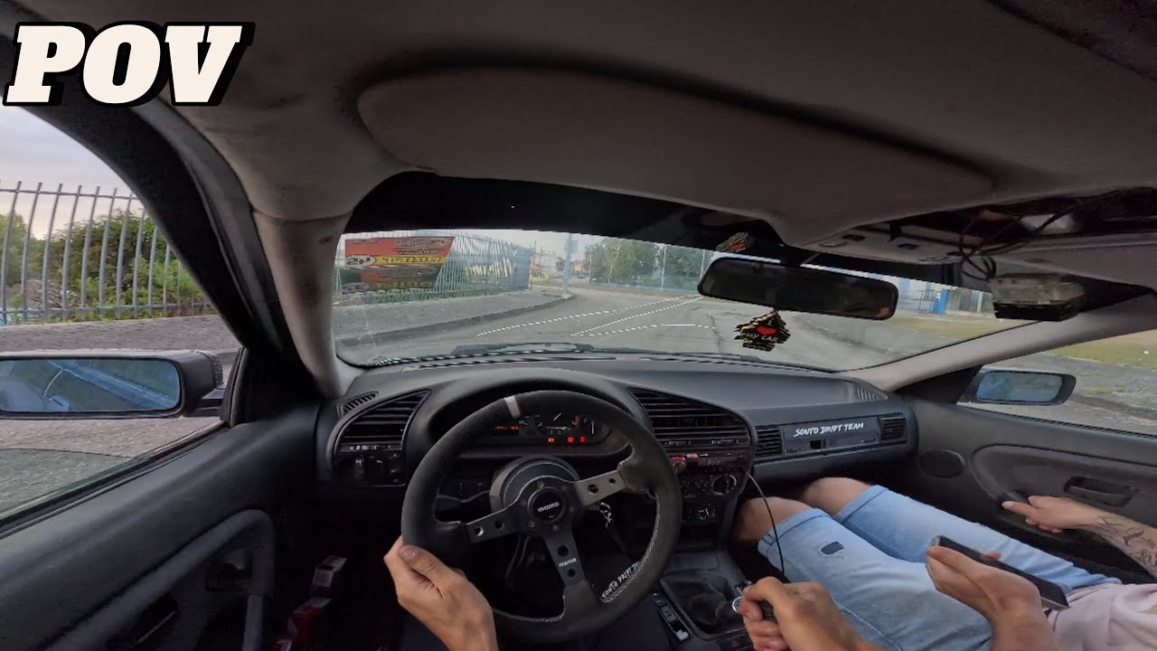 BMW E36 STREET DRIFT POV #3