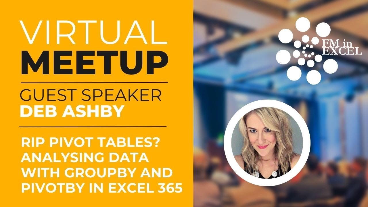 RIP PivotTables? Analysing Data with GROUPBY and PIVOTBY in Excel 365