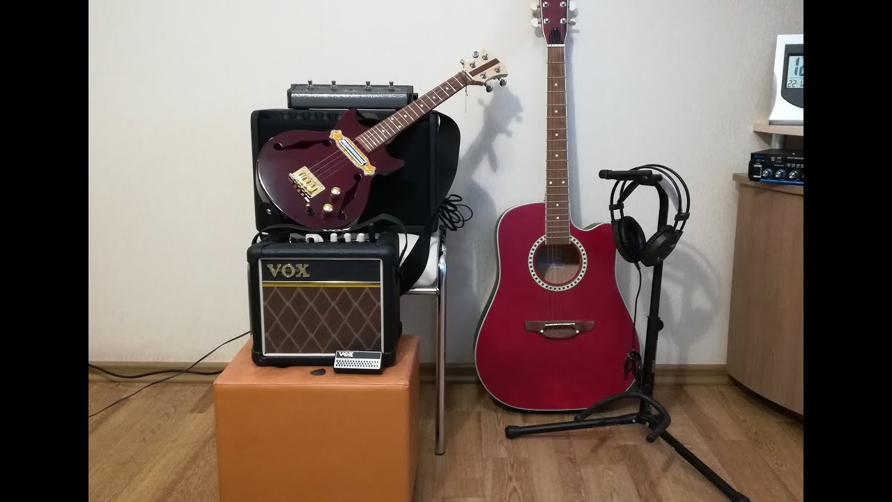 Комбоусилитель для укулеле. Vox mini 3 G2, Fender GT 40, MGT-4 footswitch, Vox AP-2.