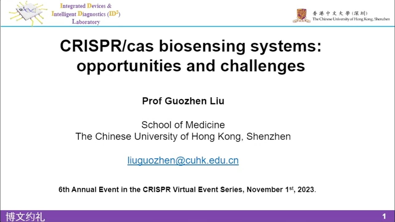 CRISPR/Cas Biosensing System: Opportunities and Challenges