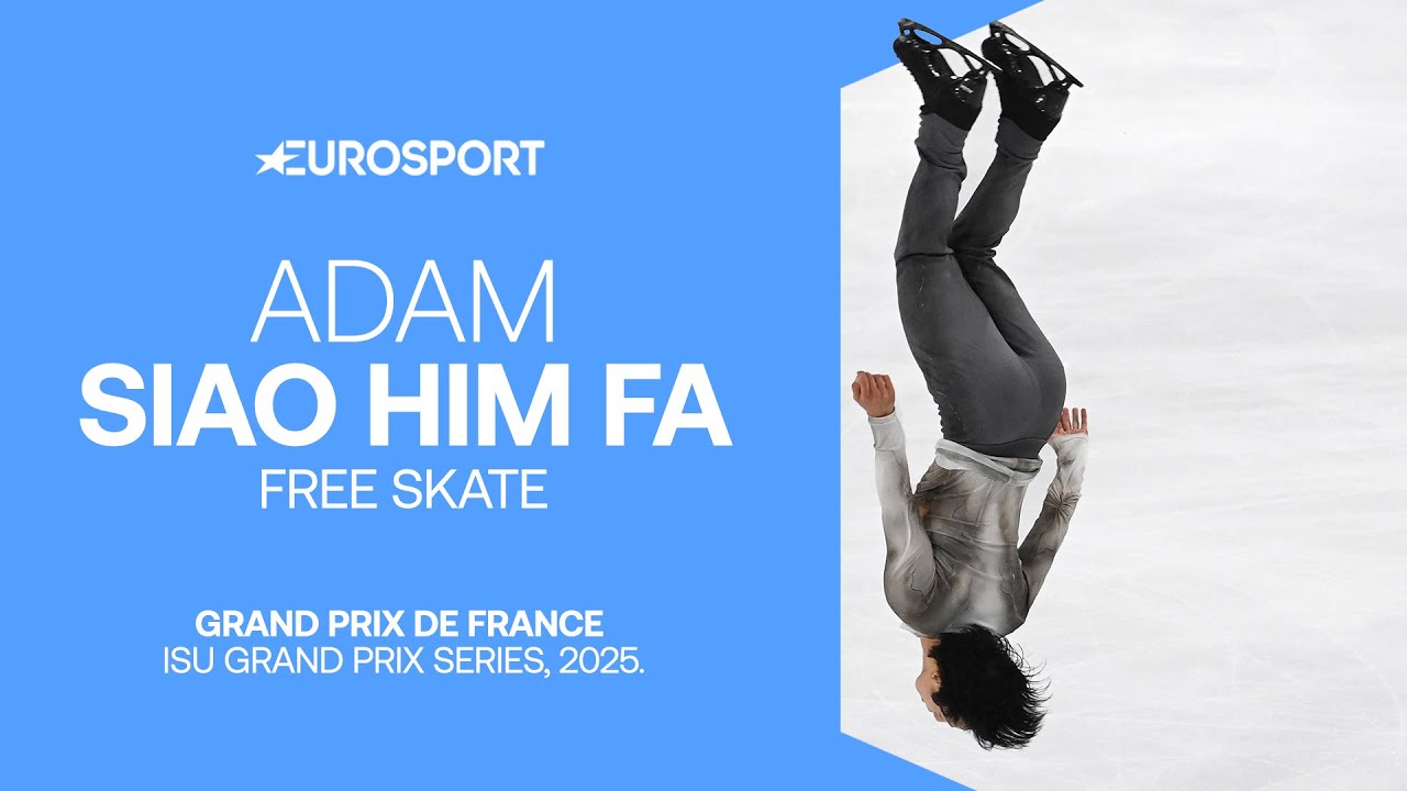 Adam Siao Him Fa FS | GP de France 2025 | A francia műkorcsolyázó ezzel a kűrrel lett ezüstérmes 🥈