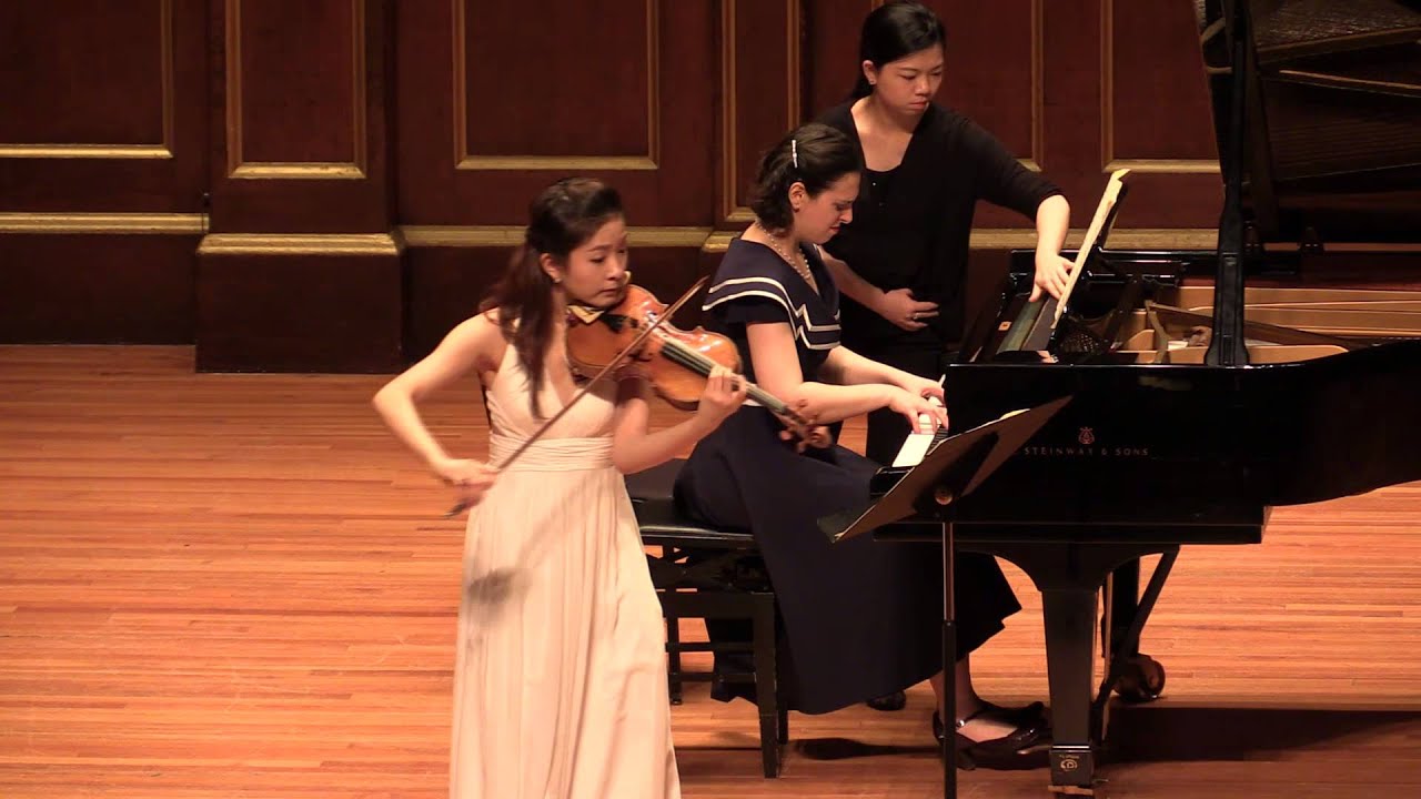 Schumann Sonata for Violin and Piano no 1 in A minor, Op. 105 Yoojin Jang