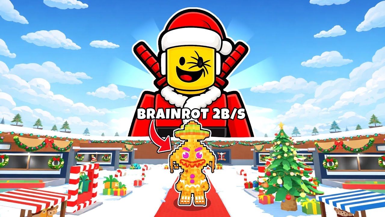 ADMIN ABUSE TERKEREN SAMMY! Dapetin Brainrot SUPER OVERPOWERED di Christmas Day Steal a Brainrot!