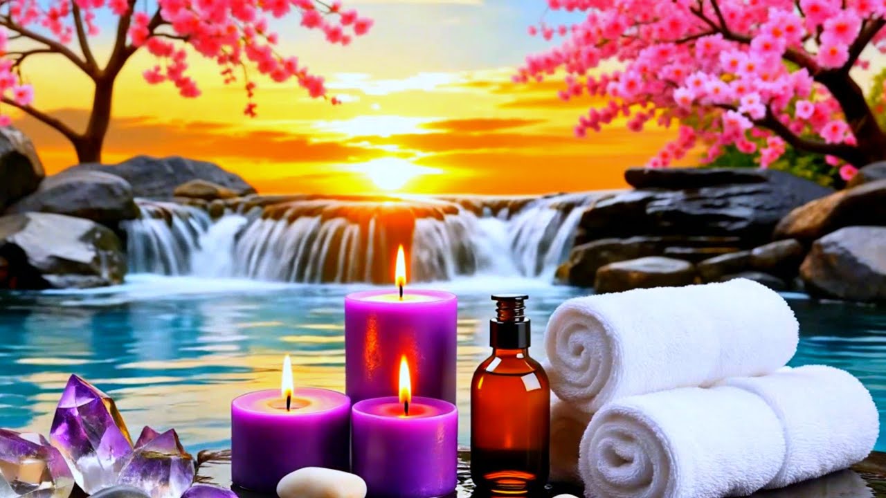Healing Piano Music & Natural Water Sounds 🌿 Calm Meditation, Stress Relief & Deep Sleep