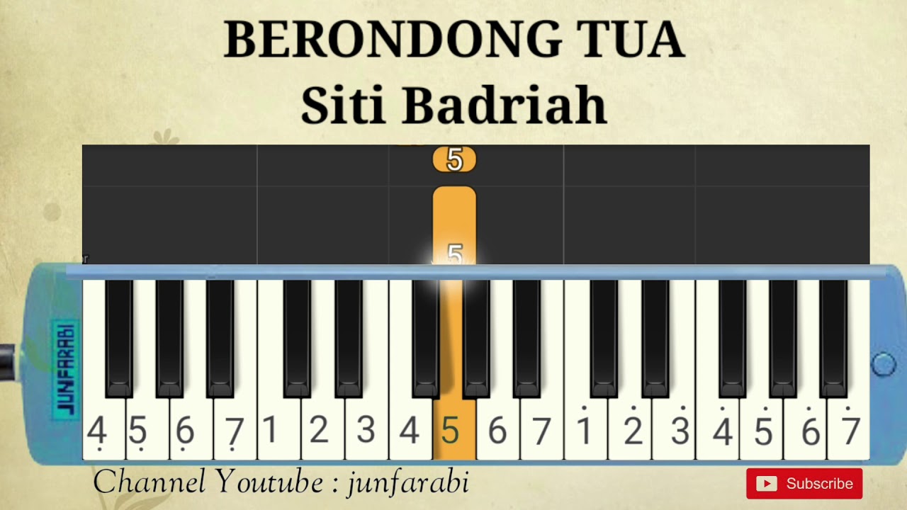 Siti Badriah - BERONDONG TUA - pianika dangdut