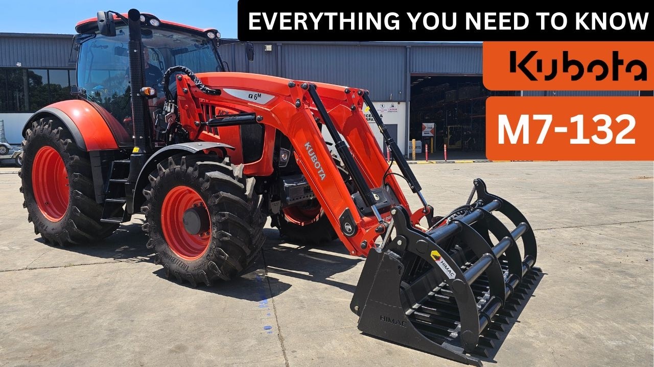 Kubota M7-132 Full Walkaround – Inside & Out #kubota