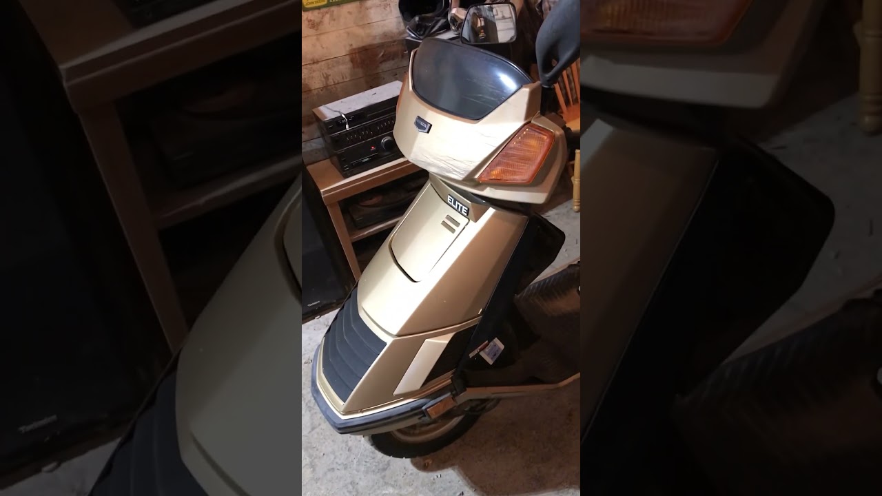 Honda Elite CH 150 resurrection part 1 #honda #terminator #80s #junk #motorcycle