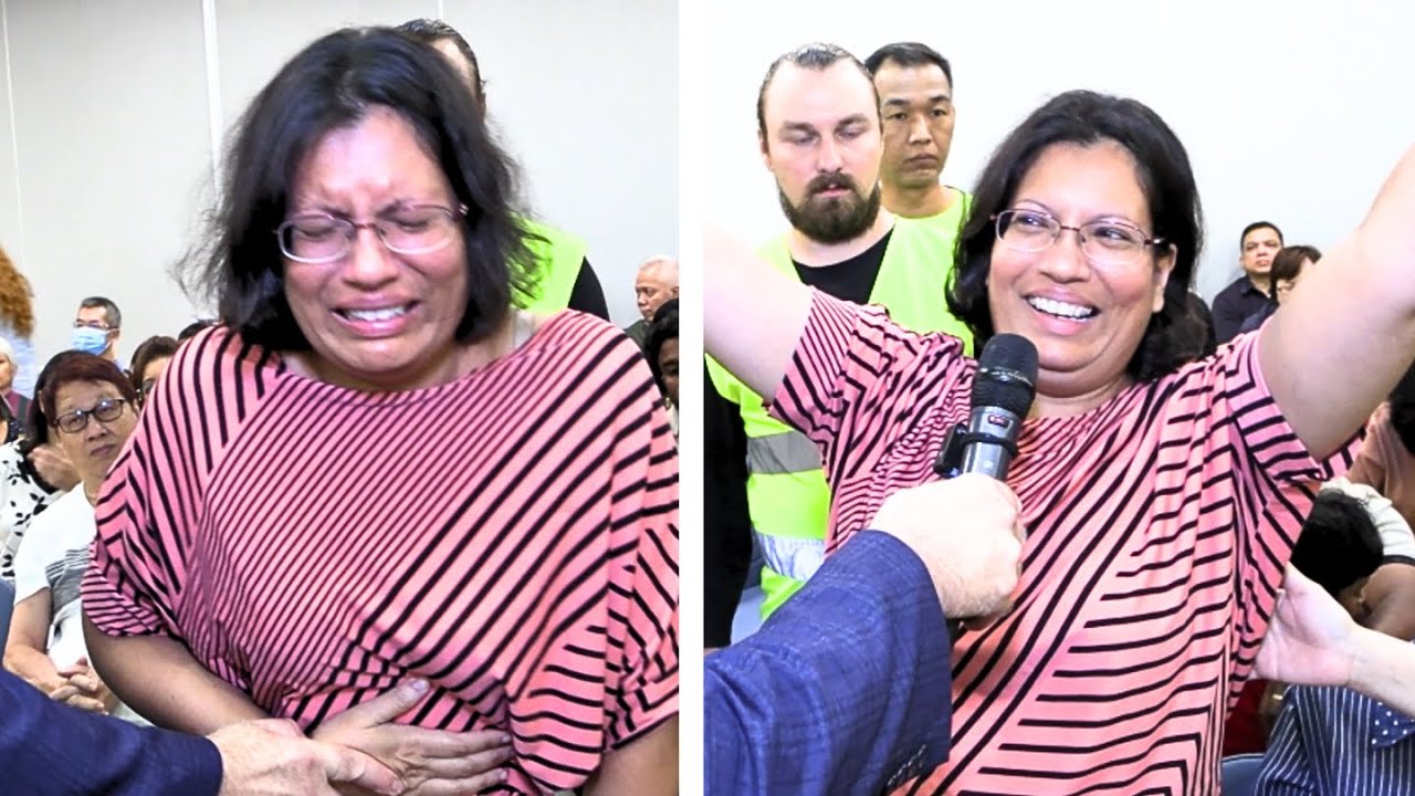 A HEAVENLY WIND BLEW & her large abdominal mass GONE! Demon speaks out of her.