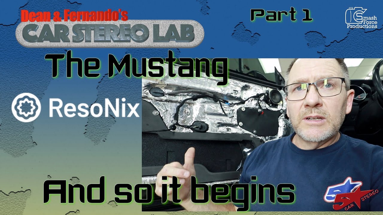 Mustange получает защитную пластину и звуковую обработку ResoNix Car Stereo Lab 1