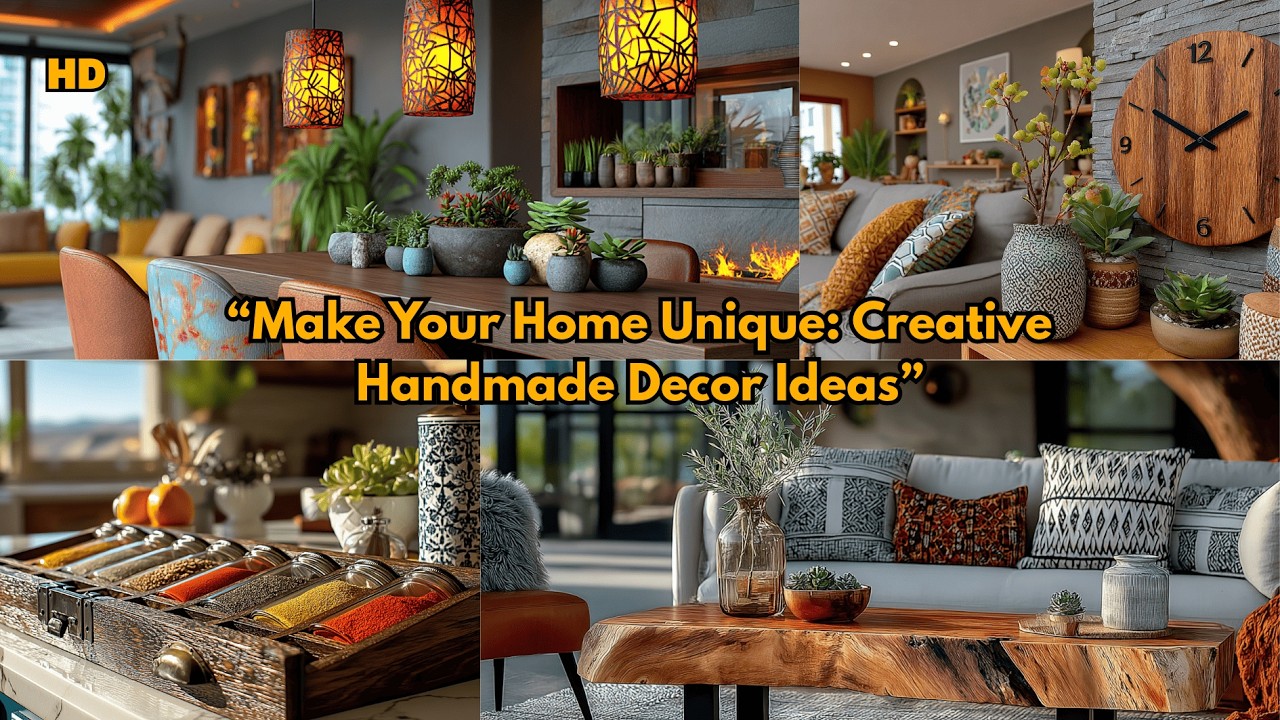 Make Your Home Unique: Creative Handmade Decor Ideas