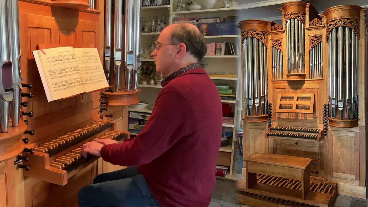 Huisorgel Toine van Os, 'Es ist das Heil uns kommen her', Johann Sebastian Bach