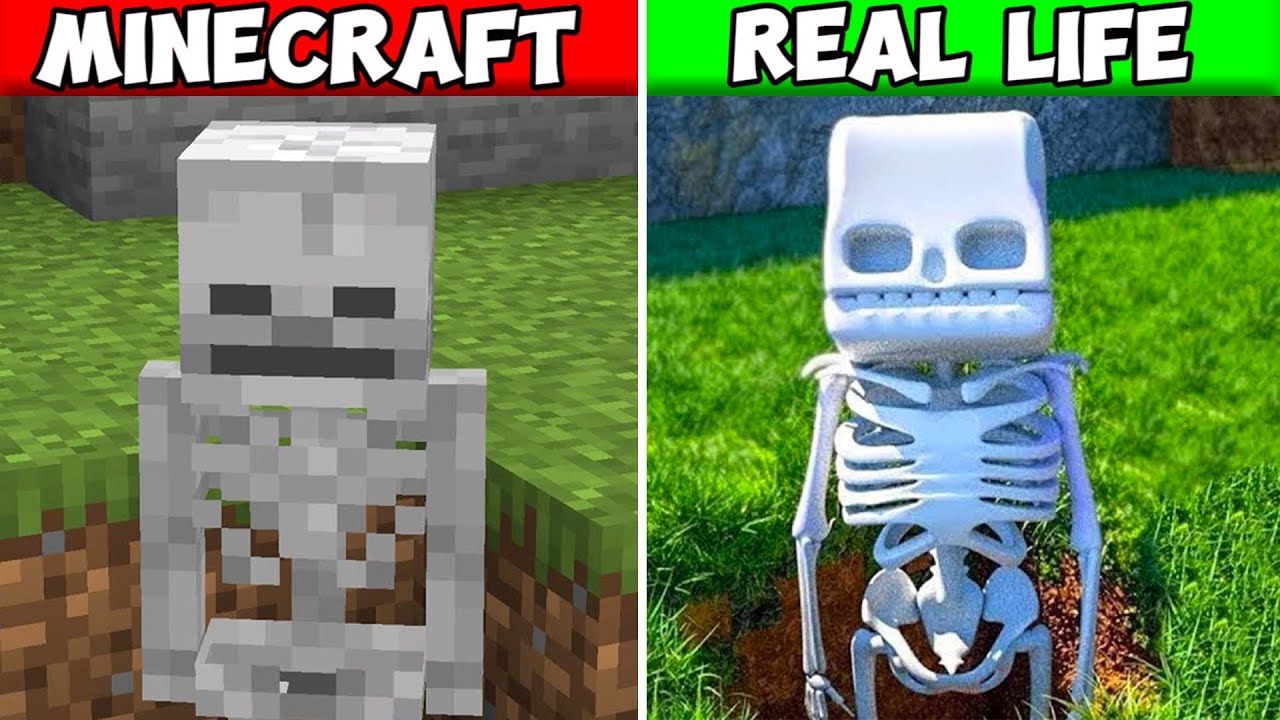 Реальная жизнь против Minecraft: дружелюбные мобы!