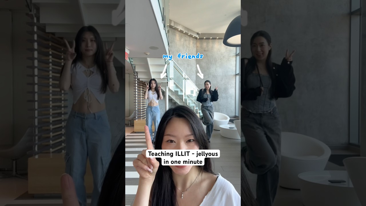 Learning ILLIT jellyous in 1 minute 😱 Footwork tutorial 😵&zwj;💫