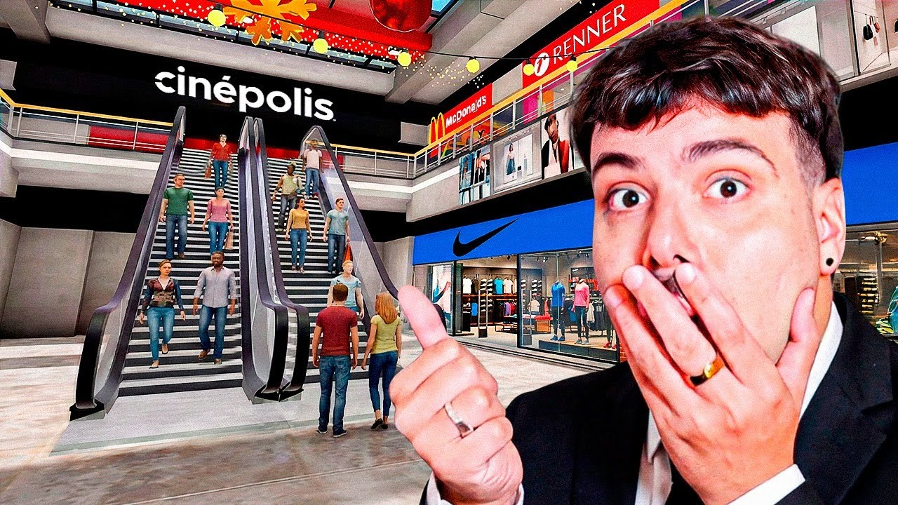 agora chegou a vez de criar MEU PRÓPRIO SHOPPING