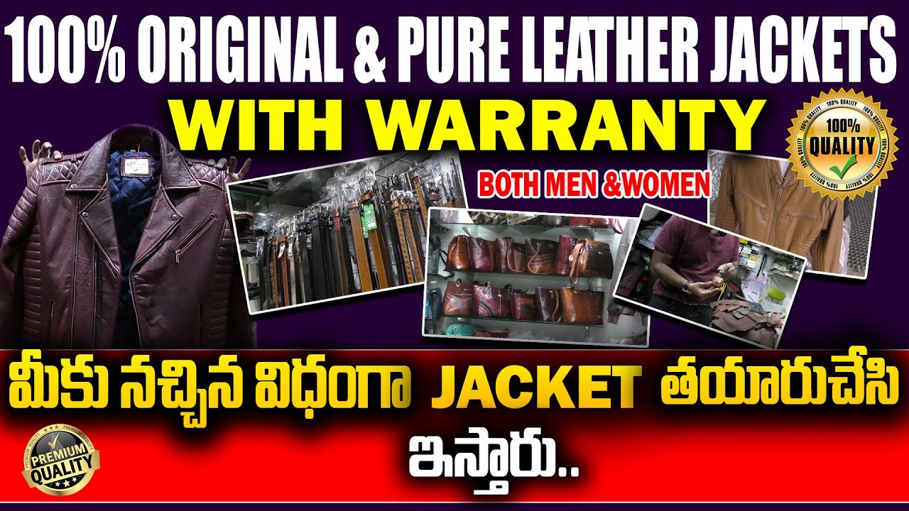 100% Genuine Leather | Wholesale & Retail Shop For Jackets In Hyderabad | Winter Jackets |