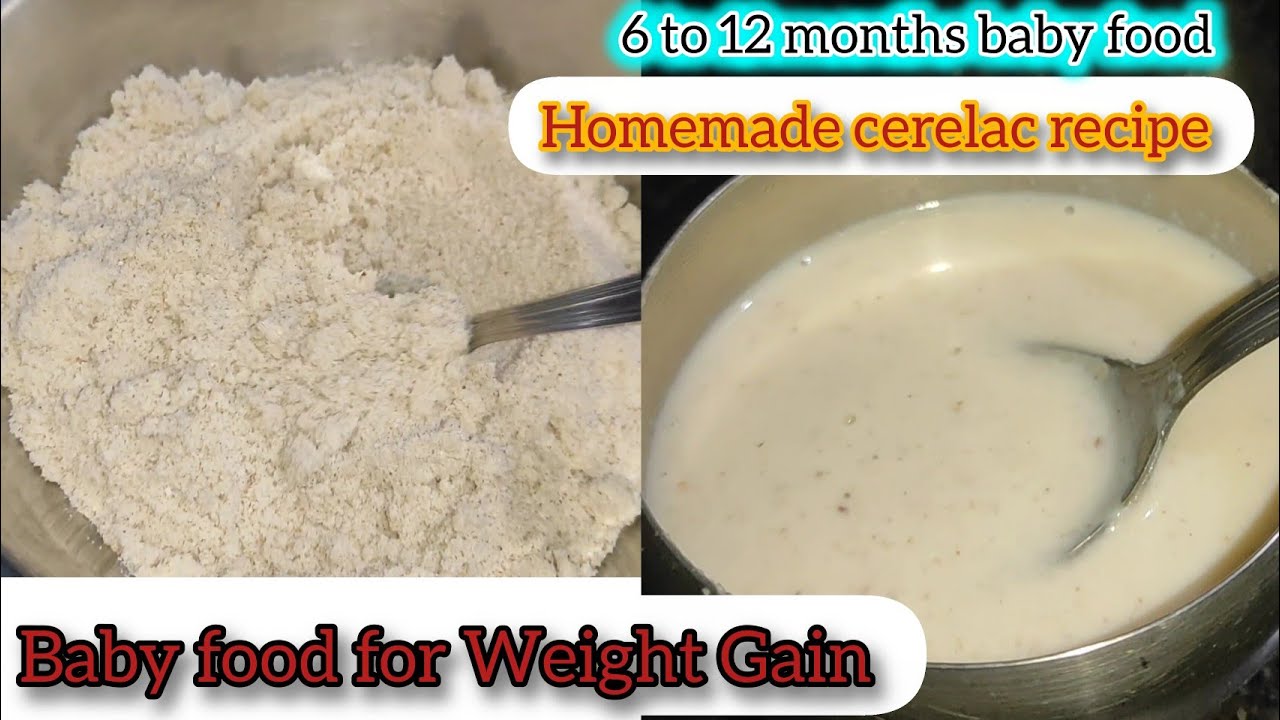 Homemade cerelac recipe for 6 to 12 months bebies || baby food for Weight Gain 
